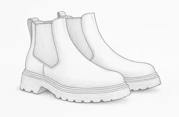 Lavorazione Stivaletti & beatles scarpe lusso uomo donna Chelsea boots 