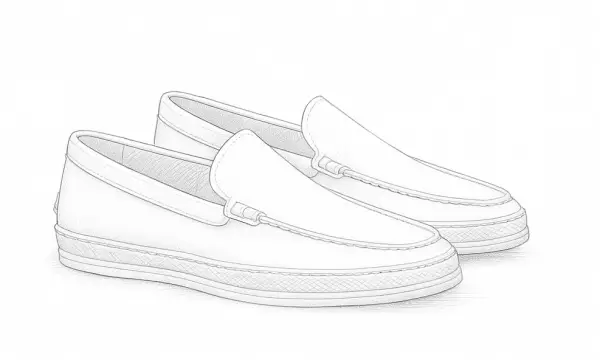 Realizzazione Sneakers, slip-on & slippers calzature fashion luxury uomo – donna Slip-on in pelle o camoscio con fondo a cassetta o fondo piano, Calzaturificio Gecas 
